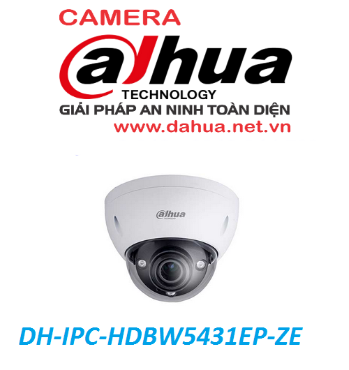 Phân phối CAMERA IP DOME 4.0MP DAHUA DH-IPC-HDBW5431EP-ZE