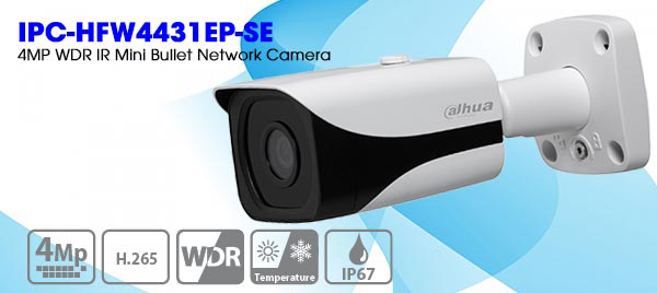 Phân phối CAMERA IP 4.0MP DAHUA DH-IPC-HFW4431EP-SE