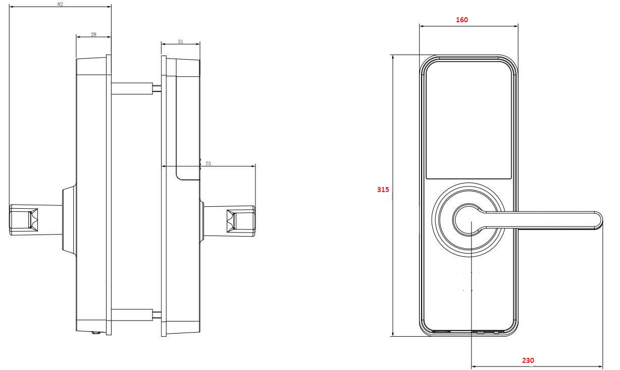 Lắp đặt KHÓA CỬA THÔNG MINH DAHUA DHI-ASL2101S giá rẻ