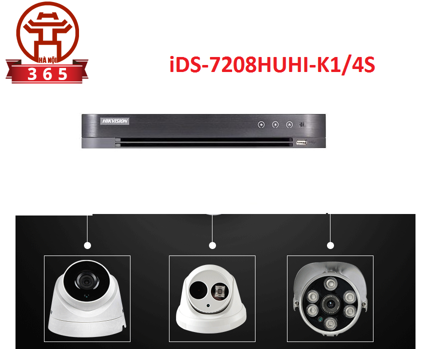Địa chỉ bán ĐẦU GHI HÌNH 8 KÊNH HIKVISION IDS-7208HUHI-K1/4S giá rẻ
