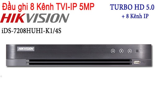 ĐẦU GHI HÌNH 8 KÊNH HIKVISION IDS-7208HUHI-K1/4S chính hãng giá rẻ