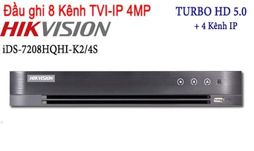 Nơi bán ĐẦU GHI HÌNH 8 KÊNH HIKVISION IDS-7208HUHI-K2/4S giá rẻ