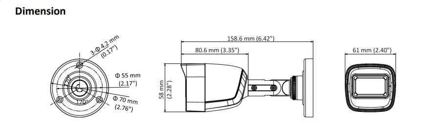 Bán Camera HD-TVI 2.0 MP Hilook THC-B120-MS giá rẻ
