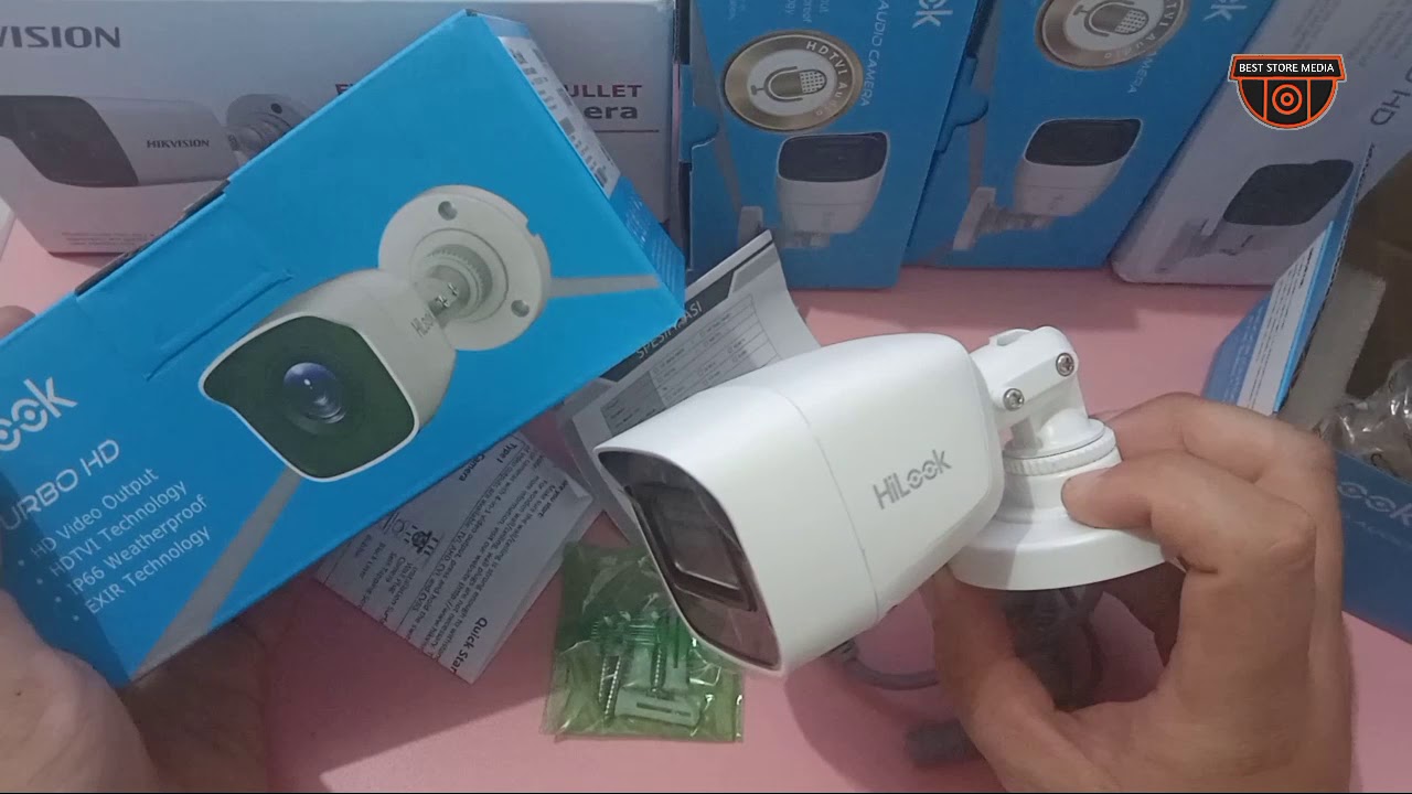 Lắp đặt Camera HDTVI hồng ngoại 2.0 MP Hilook THC-B120-PS 