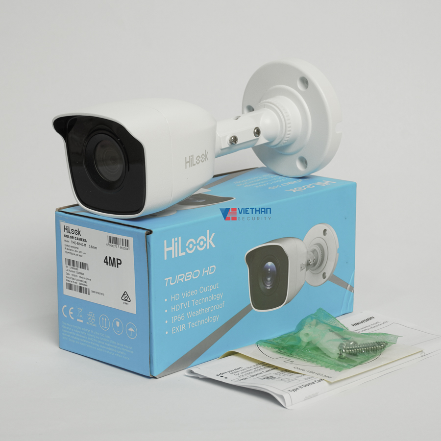 Lắp đặt Camera HDTVI 4MP Hilook THC-B140-M giá rẻ