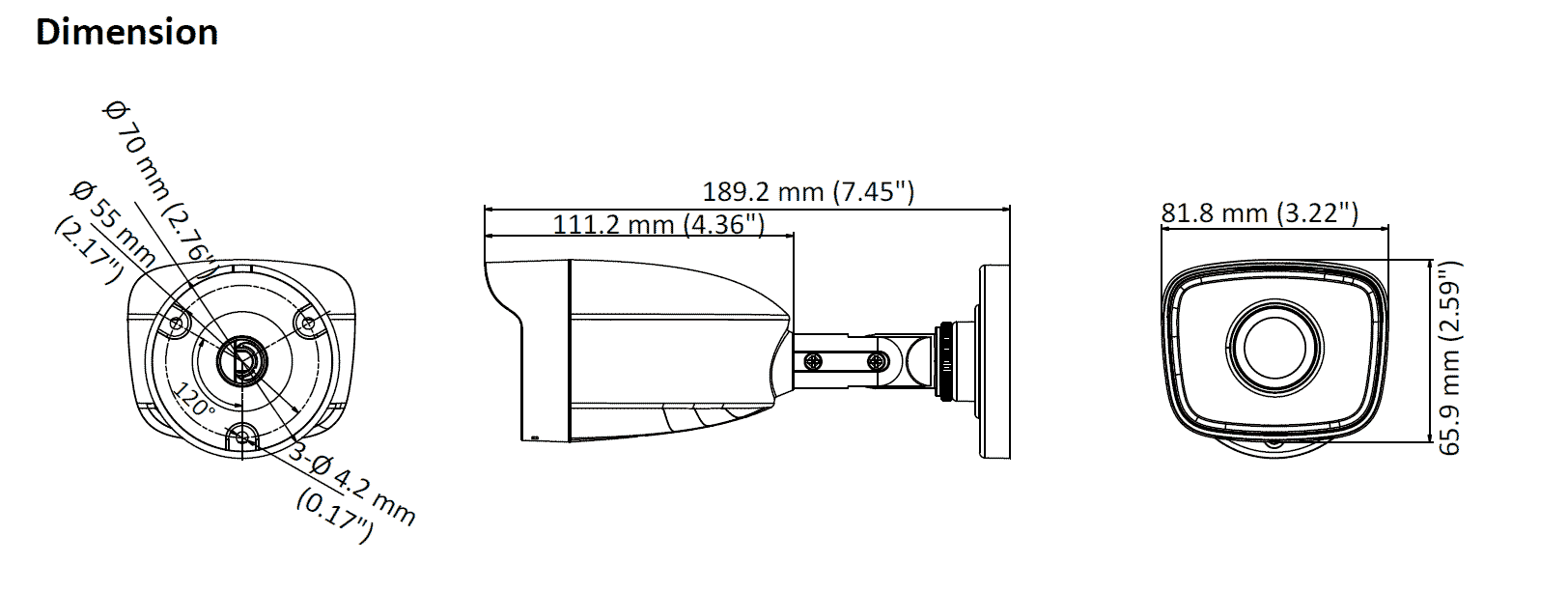 Bán Camera HDTVI 4MP Hilook THC-B140-M giá rẻ