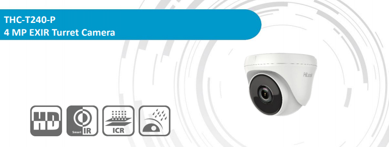 Bán Camera Dome HDTVI 4MP Hilook THC-T240-P giá rẻ