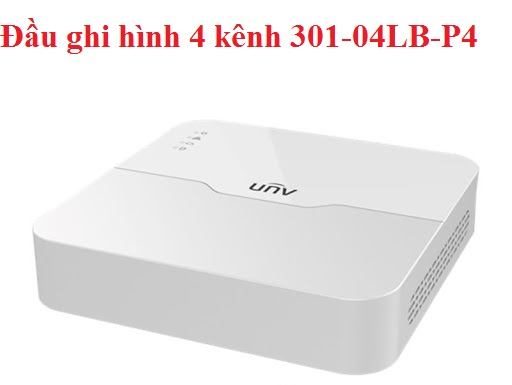 Phân phối BỘ KIT CAMERA IP UNV KIT/301-04LB-P4/4*2122LR3-PF40-E