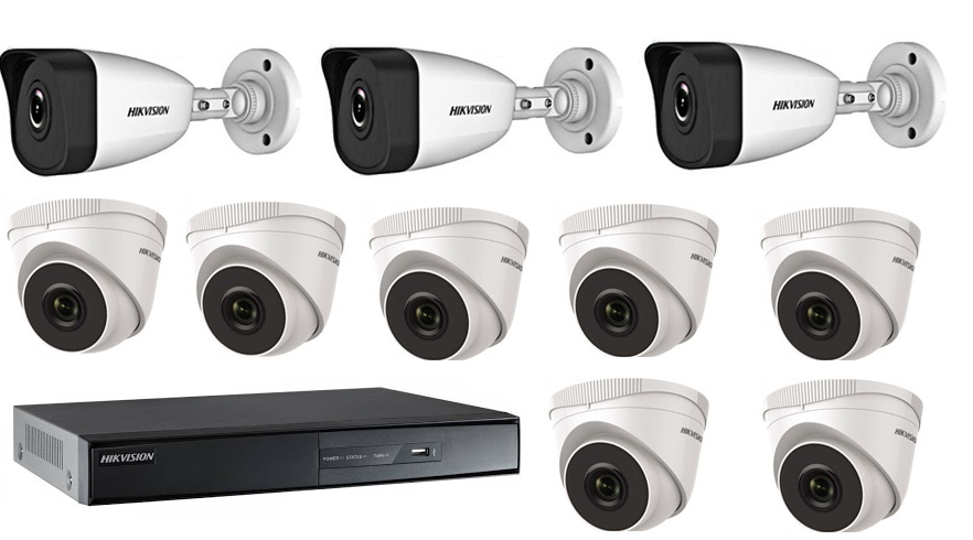 Bán BỘ 10 CAMERA IP 2.0MP HIKVISION (TRONG NHÀ HOẶC NGOÀI TRỜI) giá rẻ