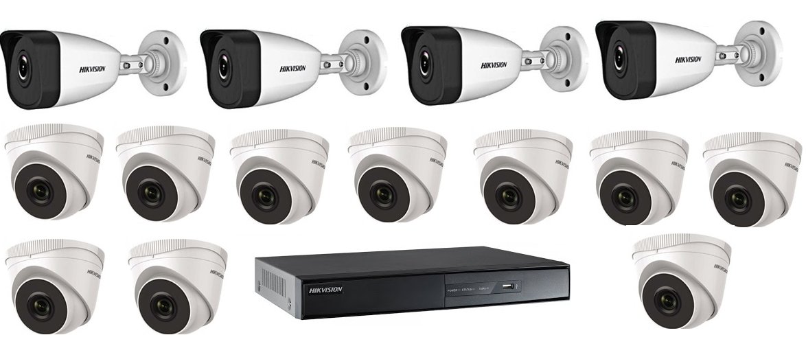 Bán BỘ 14 CAMERA IP 2.0MP HIKVISION (TRONG NHÀ HOẶC NGOÀI TRỜI) giá rẻ