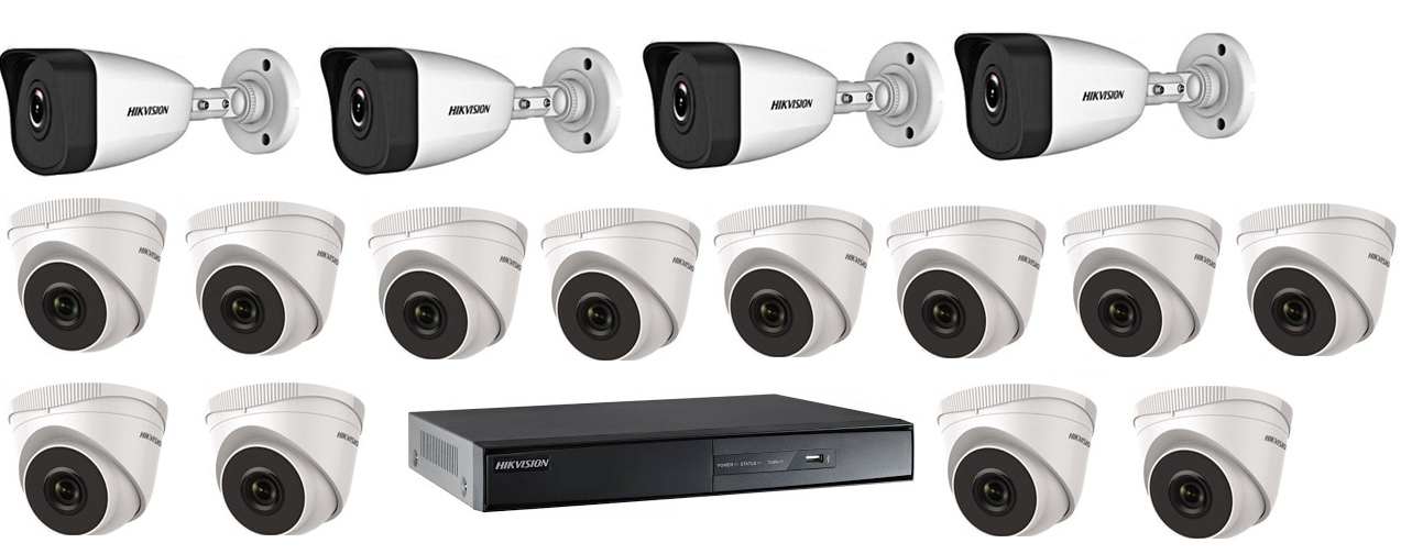 Bán BỘ 16 CAMERA IP 2.0MP HIKVISION (TRONG NHÀ HOẶC NGOÀI TRỜI) giá rẻ