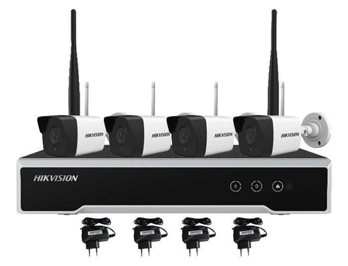 Nơi bán KIT WIFI TRỌN BỘ (4 CAMERA HIKVISION + ĐẦU GHI) giá rẻ