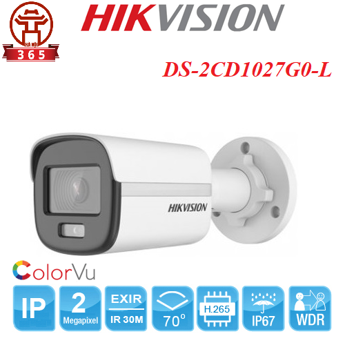 Nơi bán CAMERA IP COLORVU LITE 2.0 MP HIKVISION DS-2CD1027G0-L giá rẻ