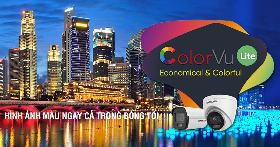 Đại lý phân phối CAMERA IP DOME COLORVU LITE 2.0MP HIKVISION DS-2CD1327G0-L
