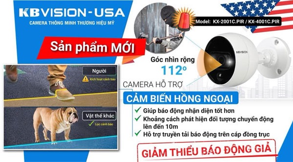 Camera KBVISION KX-2001C.PIR