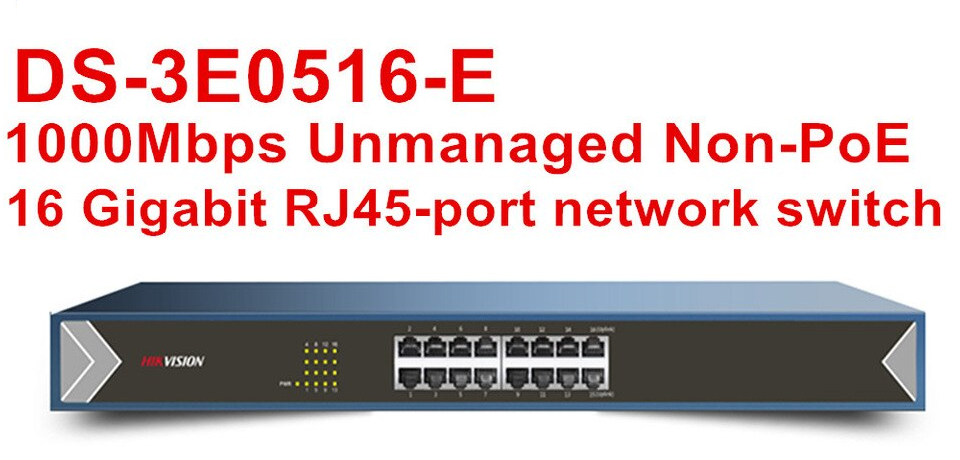 phân phối SWITCH HIKVISION 16 CỔNG DS-3E0516-E