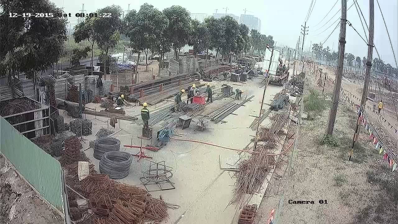 Lắp camera cho công trường xây dựng