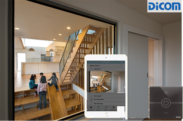 Địa chỉ bán CÔNG TẮC CHIẾT ÁP DICOM HÌNH CHỮ NHẬT giá rẻ
