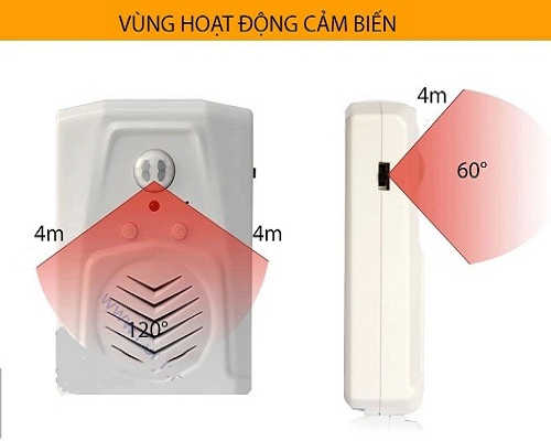 Báo khách 2 chiều phát nhạc MP3 từ thẻ nhớ Darho