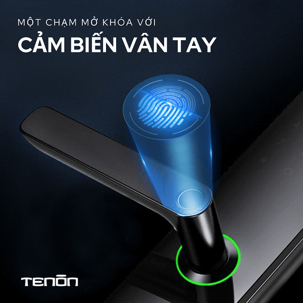 Cảm biến vân tay cực nhạy với khóa Tenon AL1