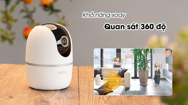 Khả năng quay quét rộng bao quát ngôi nhà