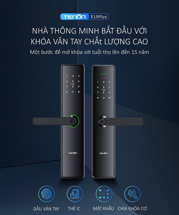 Cuộc sống hiện đại với khóa Tenon E15