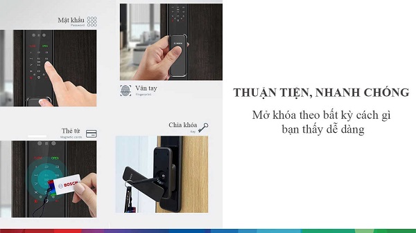 Mở khóa thuận tiện với Bosch EL600