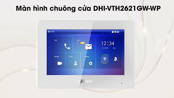 Mở khoá từ xa bằng màn hình DHI-VTH2621GW-WP