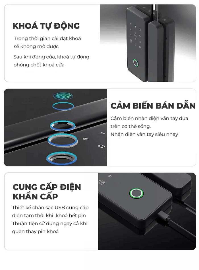 Nhiều tính năng tiện ích