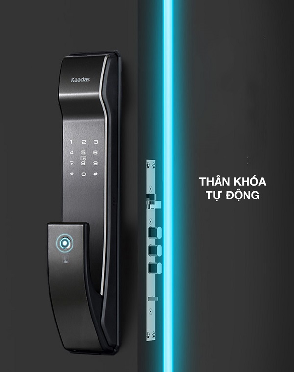 Thiết kế thân khóa tự động thông minh