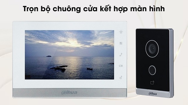 Trọn bộ Camera chuông cửa IP DAHUA DHI-VTO2211G-WP