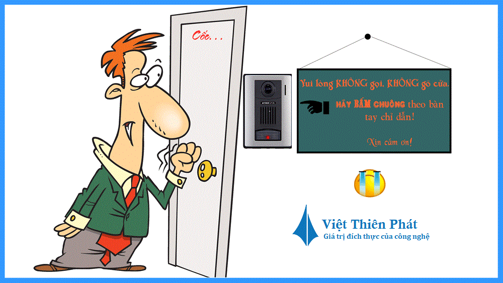 Phân phối lắp đặt hệ thống chuông cửa màn hình tại quận Ba Đình