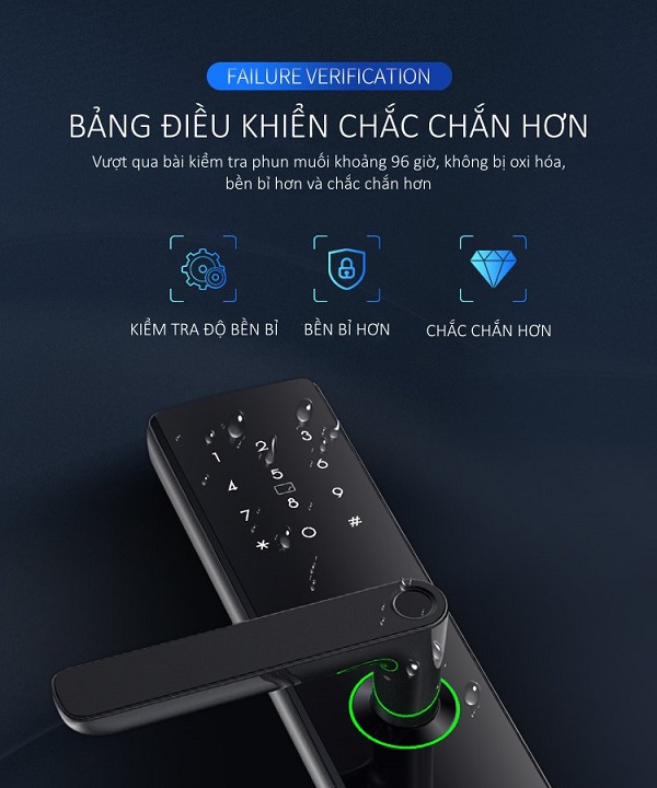 Khóa cửa điện tử Tenon cực kỳ hữu ích