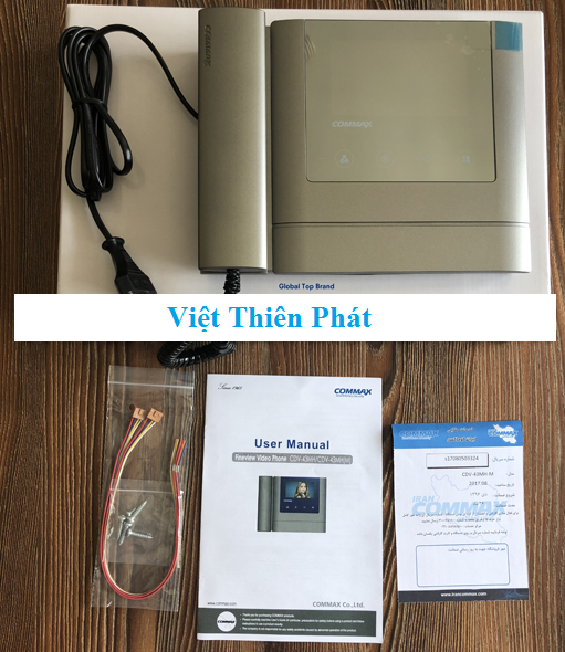 Lắp đặt Màn hình chuông cửa màu COMMAX CDV-43MH giá rẻ