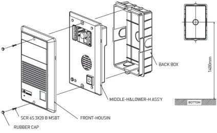 Lắp đặt chuông cửa có hình Hyundai HCC-C300