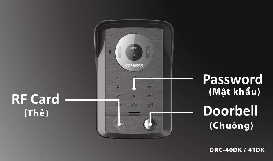 phân phối CAMERA CHUÔNG CỬA COMMAX DRC-41DK