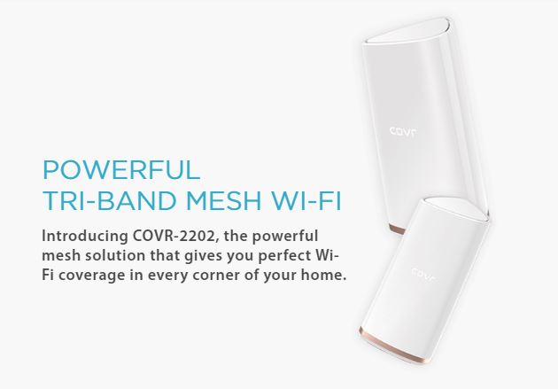 Mua Thiết bị phát wifi Mesh D-link COVR-2202/ESG ở đâu uy tín