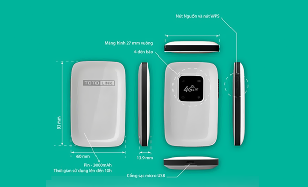 Bán Bộ Phát Wifi 4G Totolink - MF150 rẻ nhất Hà Nội