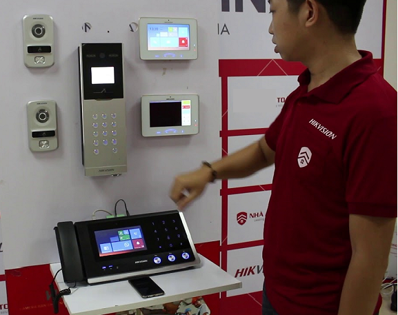 Màn hình chuông cửa IP HIKVISION HIK-VDM5000-WT - Được Phân Phối Tại An Ninh 365