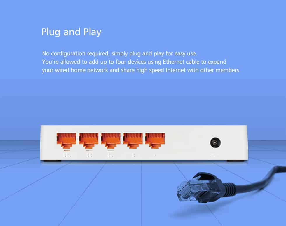 Bán Thiết bị chia mạng Switch Totolink S505G rẻ nhất Haf Nội