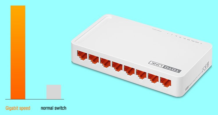 Bán Thiết bị chia mạng Switch Totolink S808G rẻ nhất Hà Nội