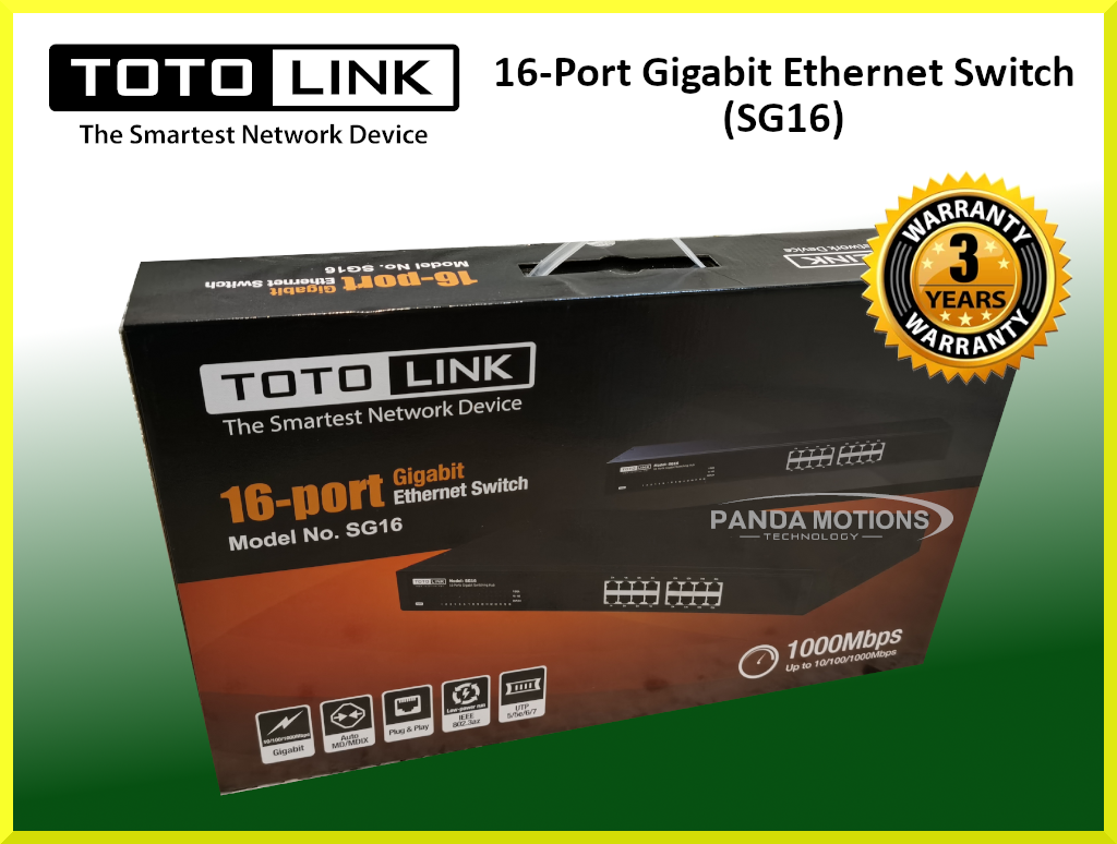 Bán Bộ Chia Mạng Switch 16 cổng Totolink SG16 rẻ nhất Hà Nội