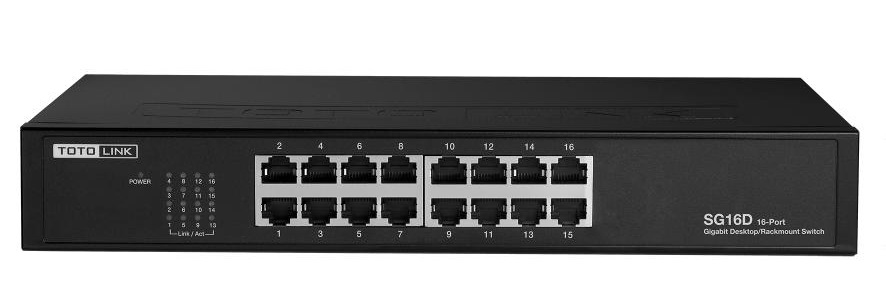 Đại lý phân phối Thiết bị chia mạng Totolink SG16D chính hãng