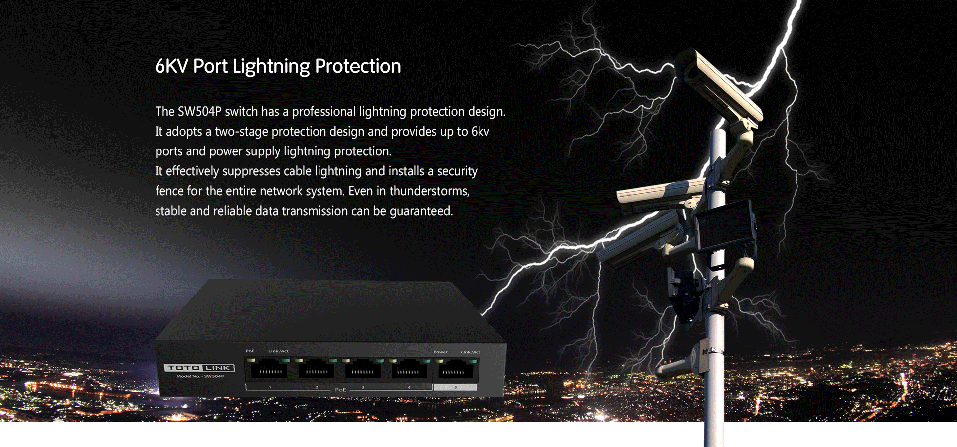 Bán Bộ chia mạng Totolink Switch PoE SW504P rẻ nhất Hà Nội