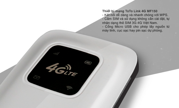 Mua Bộ Phát Wifi 4G Totolink - MF150 ở đâu uy tín