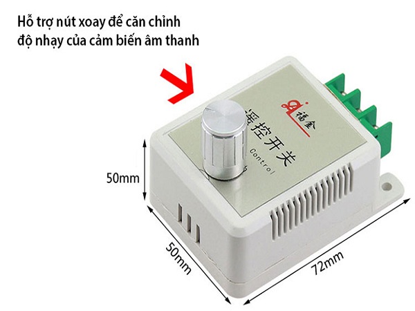 Công tắc cảm ứng âm thanh bật tắt đèn SRS01