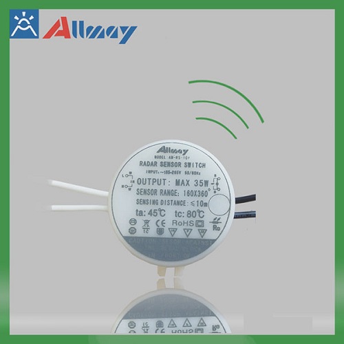 Công tắc cảm biến radar vi sóng ánh sáng Allmay AM-RS-10Y