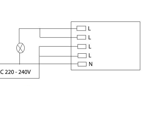 Công tắc cảm biến radar vi sóng âm trần công suất lớn M003