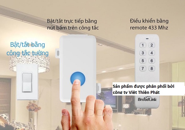 Hộp công tắc thông minh Wifi Broadlink SC1PRO