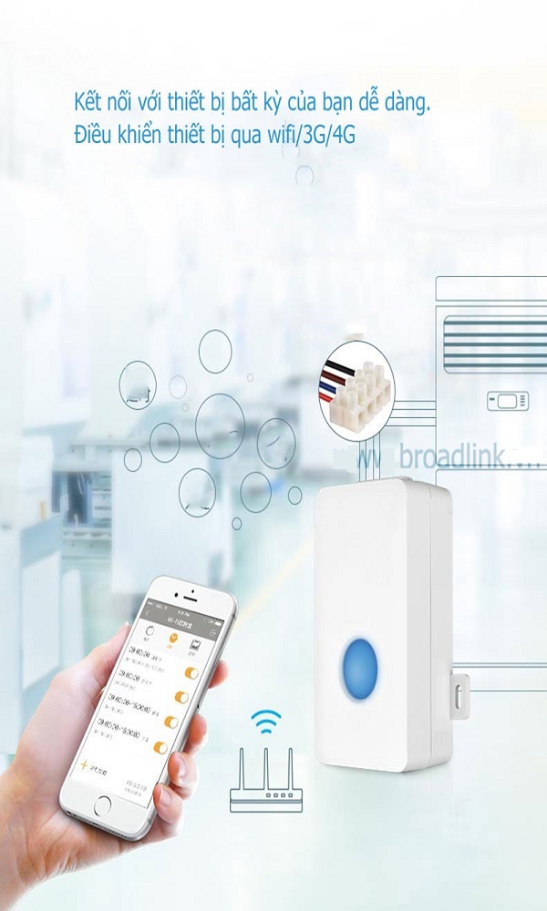 Hộp công tắc thông minh Wifi Broadlink SC1PRO